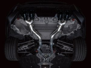 BMW G87 M2 Performance Exhaust - AWE Tuning - Cat Back Track Edition - Diamond Black - `23-`24